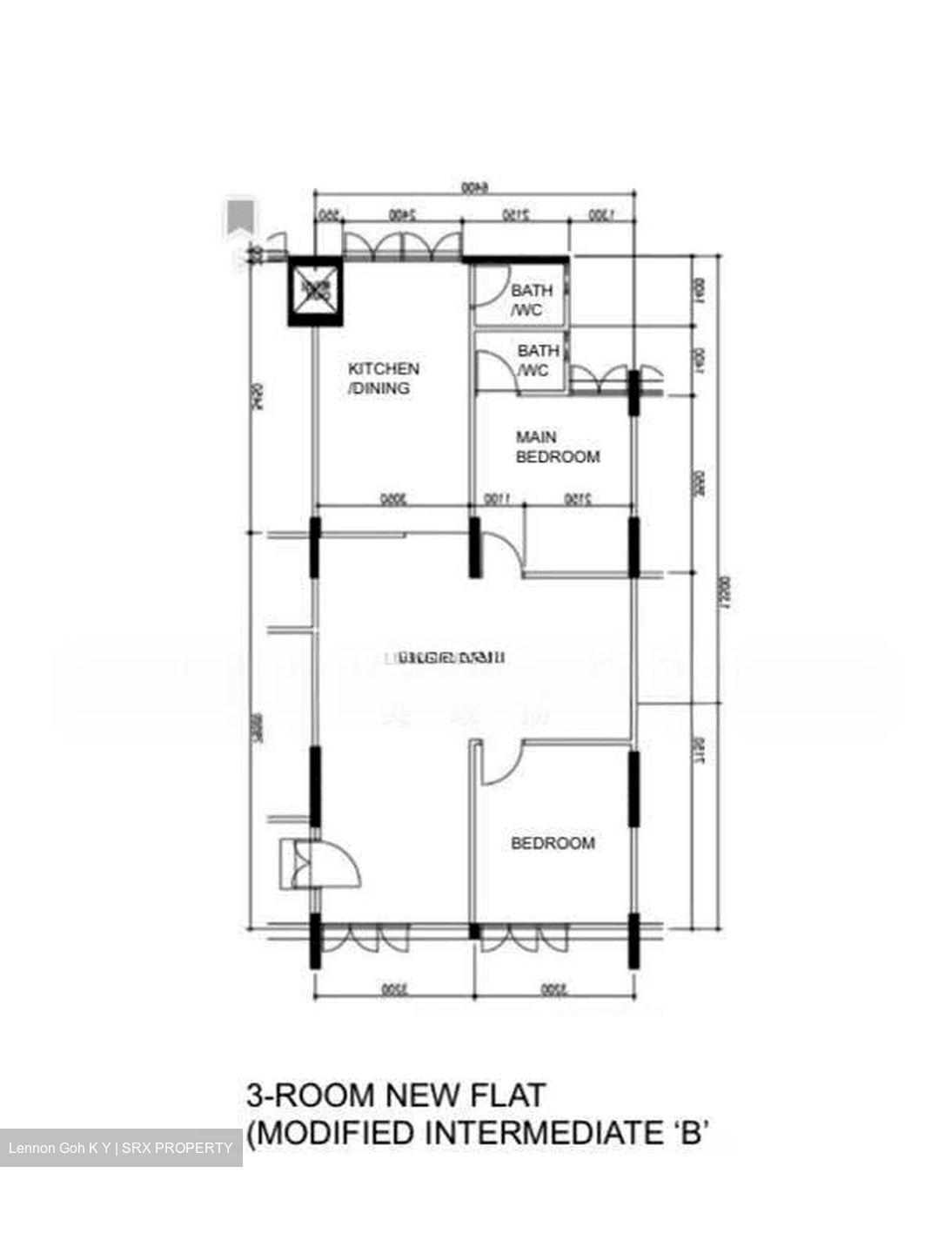 Blk 619 Eunos Heights (Bedok), HDB 3 Rooms #611987451